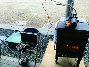 薪ストーブ発電と給湯も可能な多機能薪ストーブ「なんたん暖炉」